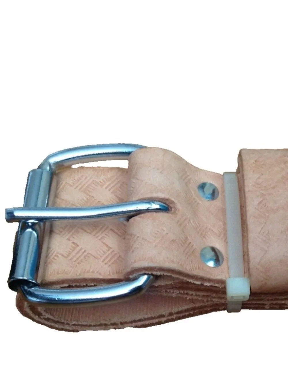 BUCKET BOSS CLASSIC SADDLE LEATHER STEEL BUCKLE TOOL BELT 55133 MENS SIZE LARGE